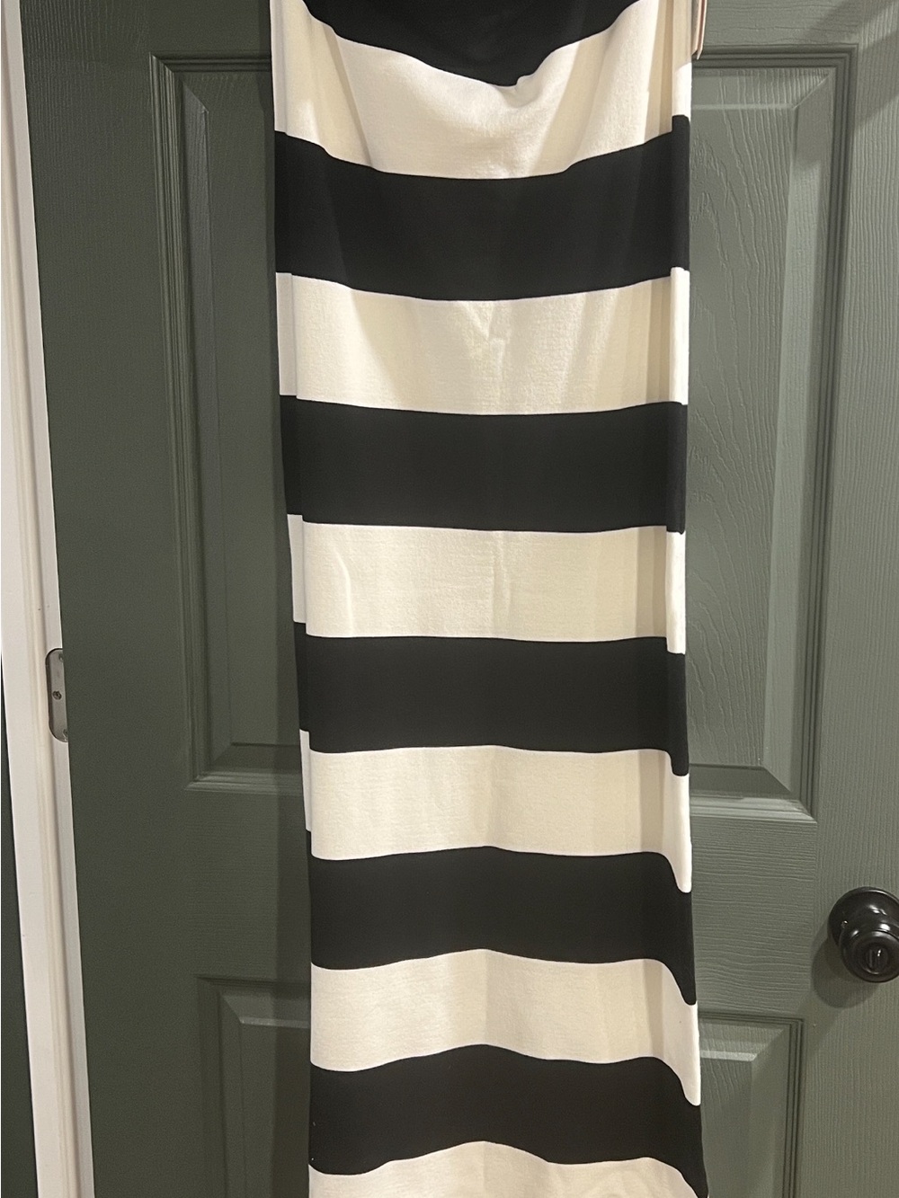 NEW WITH TAGS - AQUA striped Maxi Dress